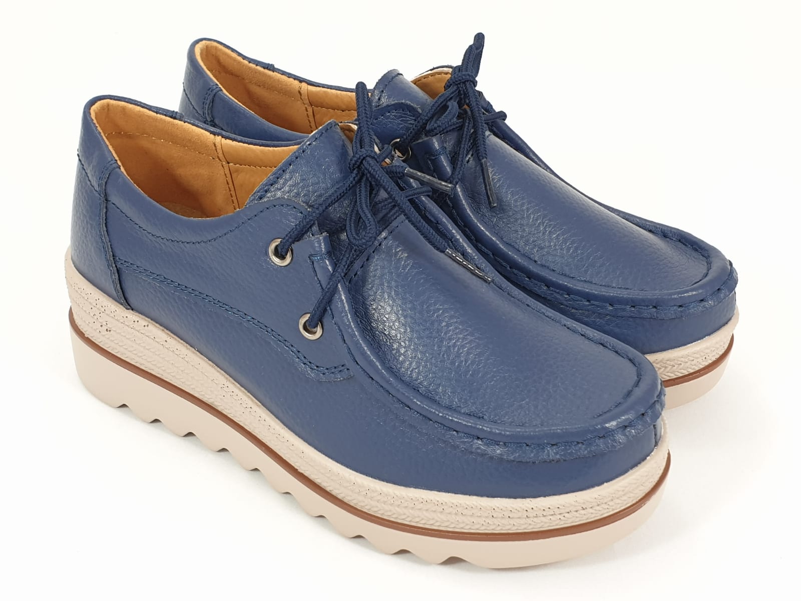 Pantofi dama piele bleumarin Flavia biashoes.ro imagine reduceri